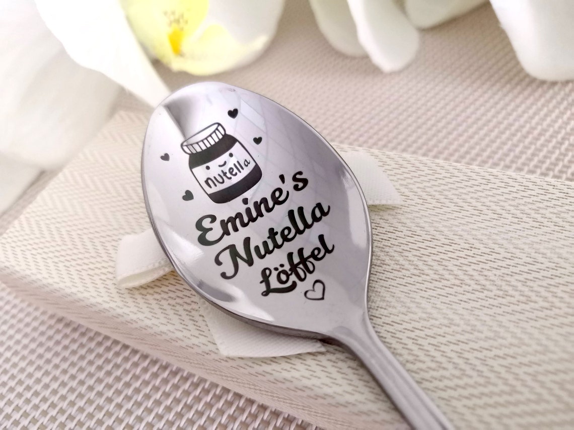 My Nutella Spoon Personalized Nut Butter spoon Nutella Etsy