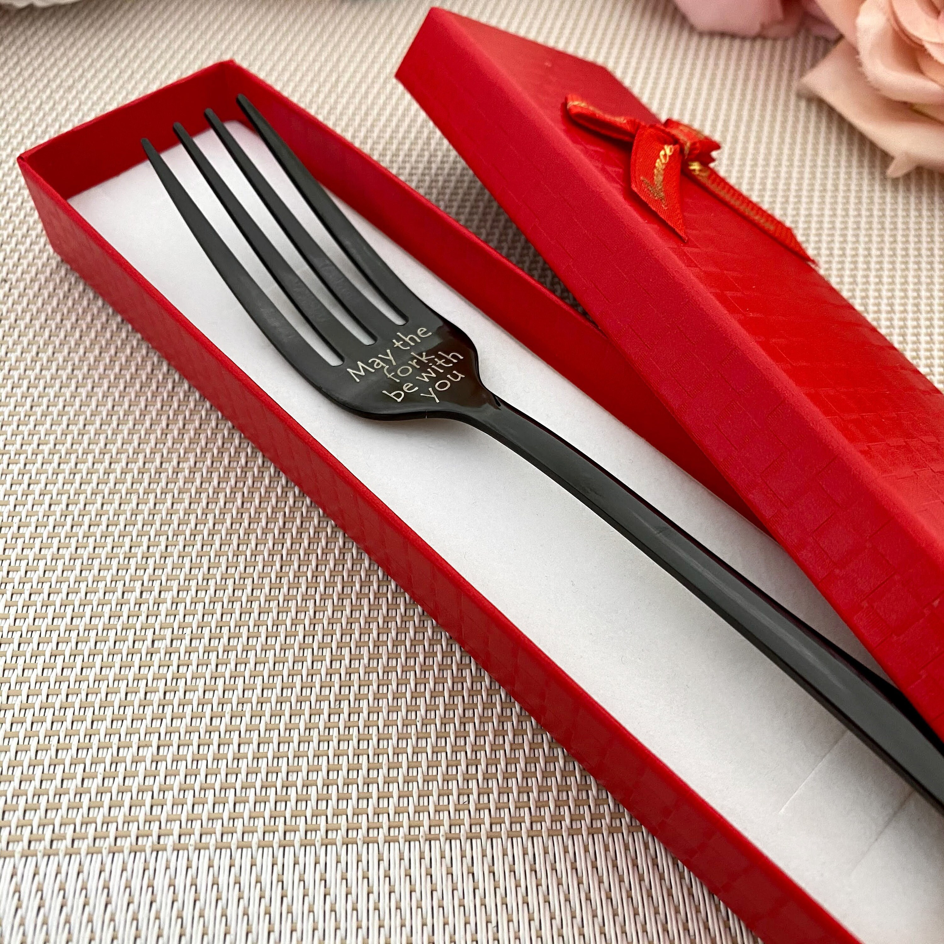 Forchetta Star Wars May The Fork Be With You - Acciaio Inox, Regalo Divertente Per Fan - Foto 11