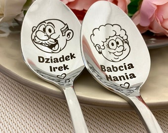 Cucchiai Da Caffè Incisi 'La Fortuna è Avere Te Come Nonno' - Acciaio Inox, Regalo Per Nonno, Compleanno O Festa Del Papà - Foto 5