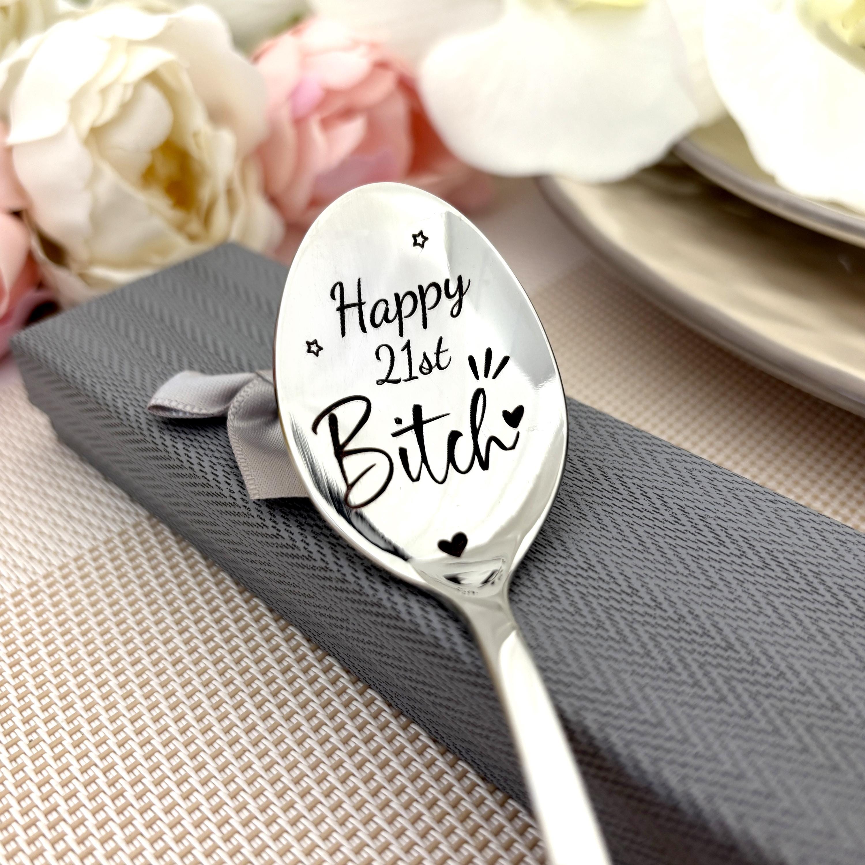 Cuillère Humoristique Gravée En Acier Inoxydable – No Talkie