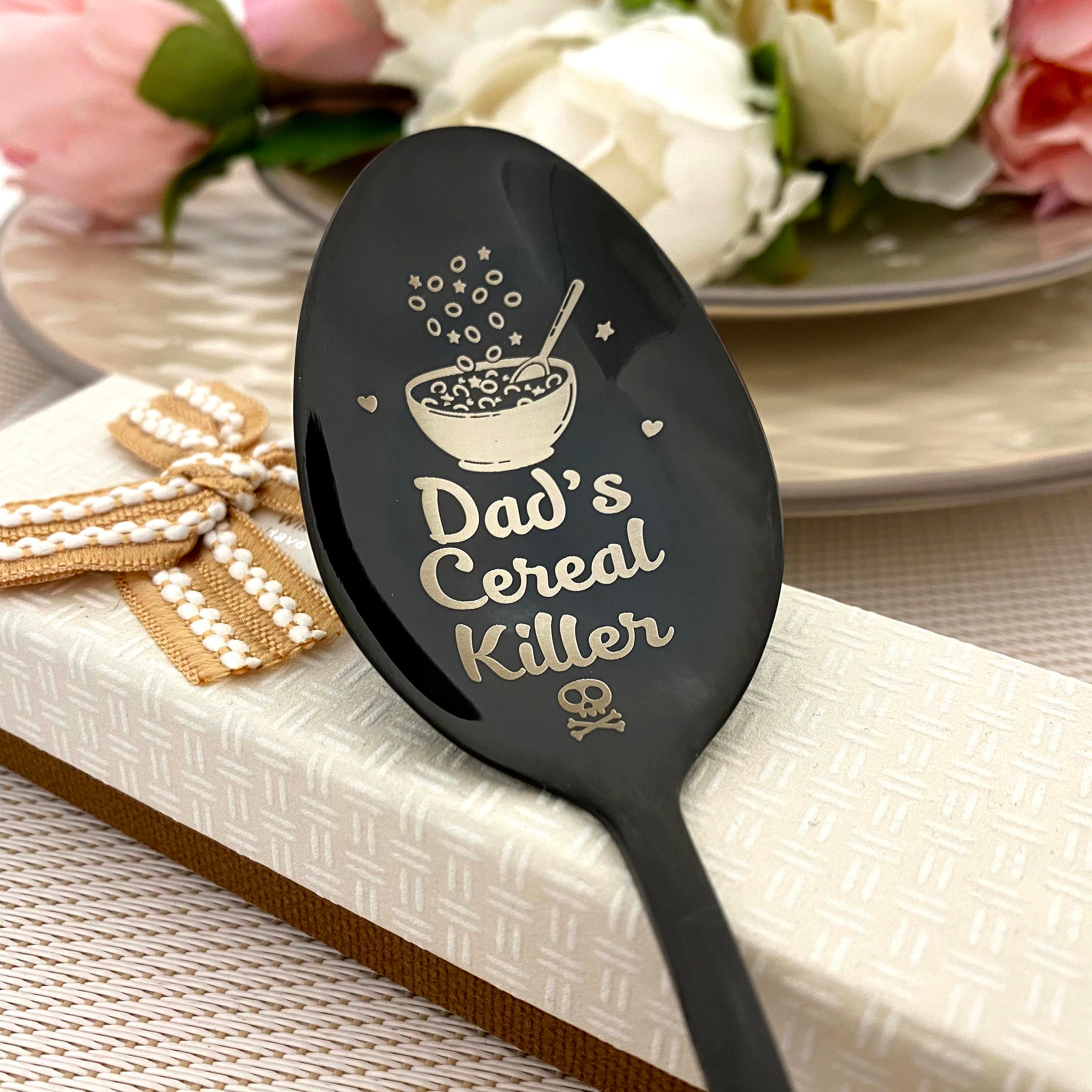 Custom Oatmeal spoon Cereal Spoon Customized Name Tablespoon Etsy