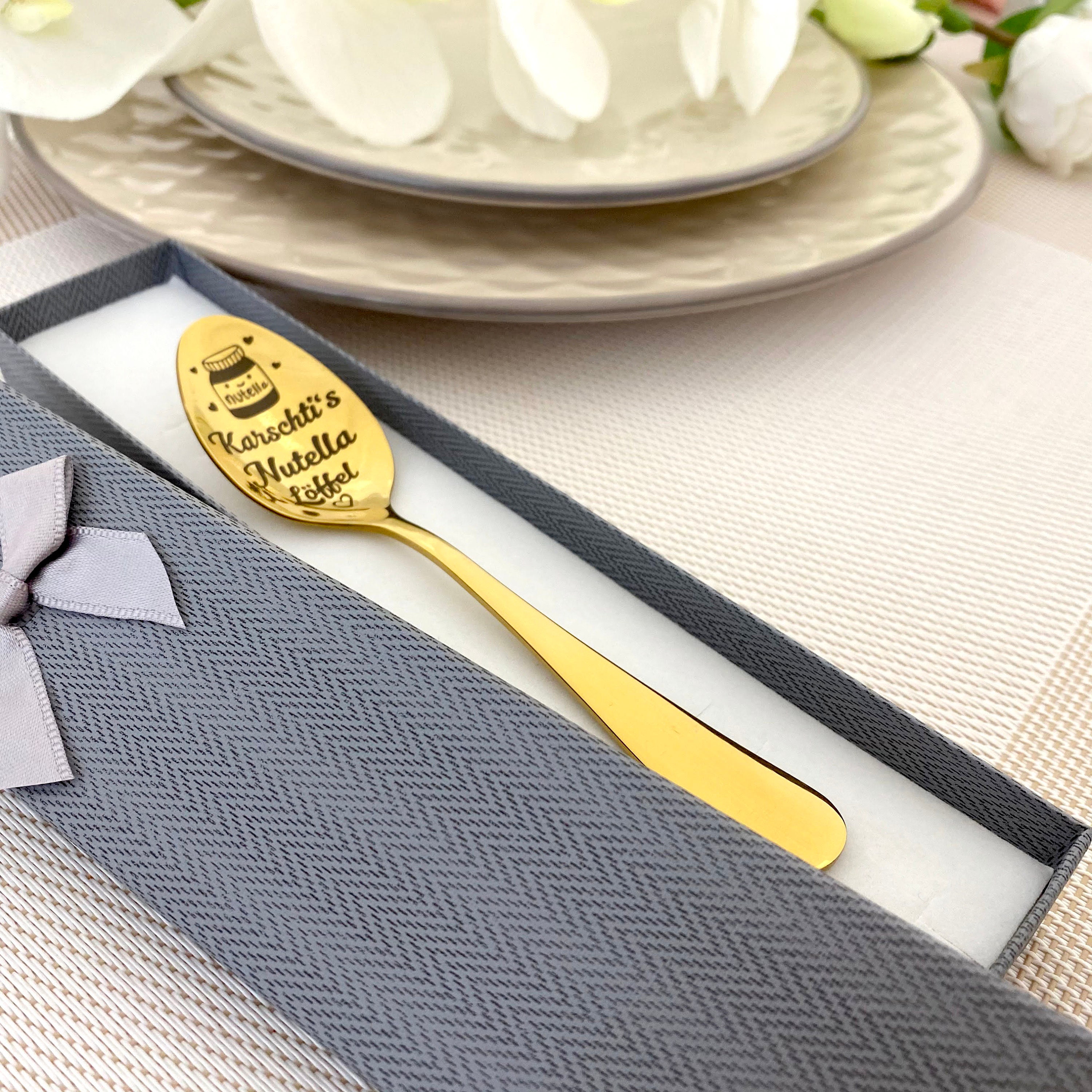 Nutella Biscuits Cuillères Personnalisées Nutella Lot De