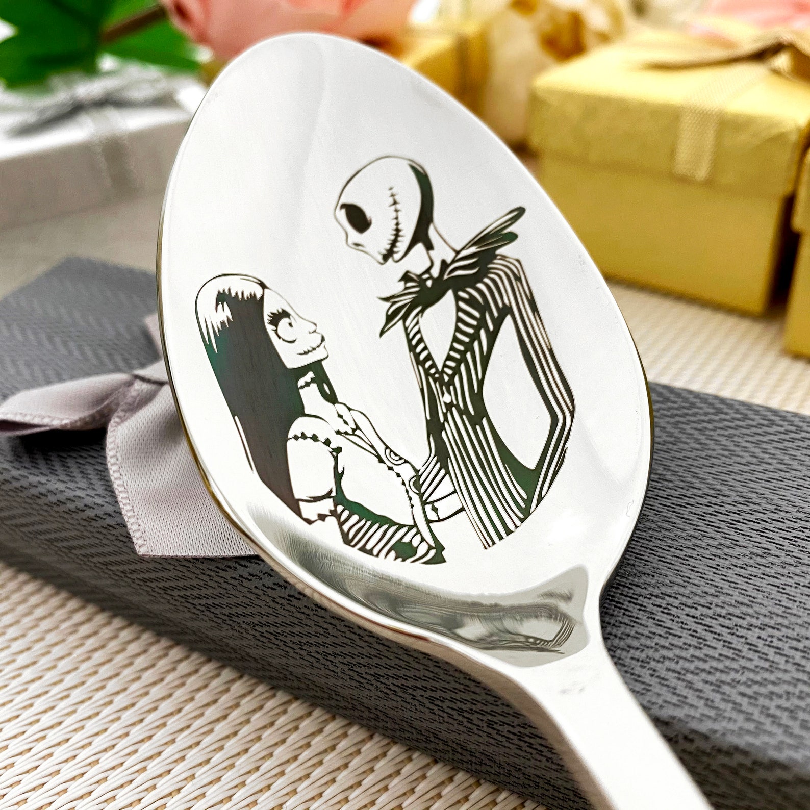 Nightmare Before Christmas Fancy Christmas Gift Engraved Etsy