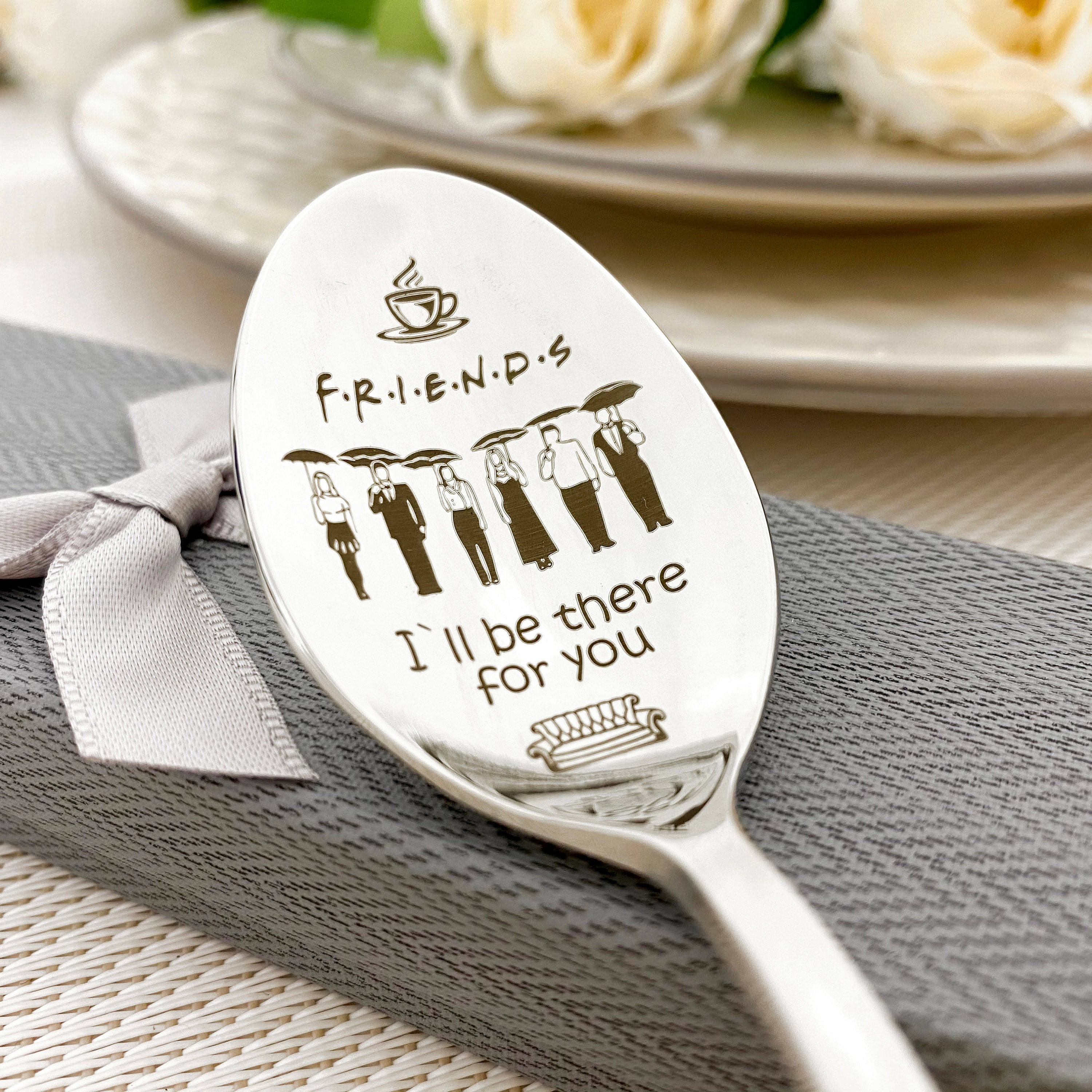 Friends Tv Show Gift Spoon Best Friend Gifts Coffee Spoon  Etsy