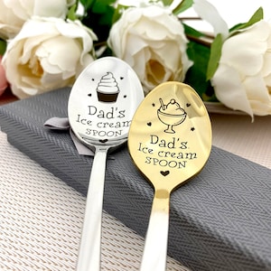 Unique Ice Cream Spoon with Name engraved gift Customized spoon for Ice Cream Lover Gift for Friend Ice Cream Spoon for Mom image 5