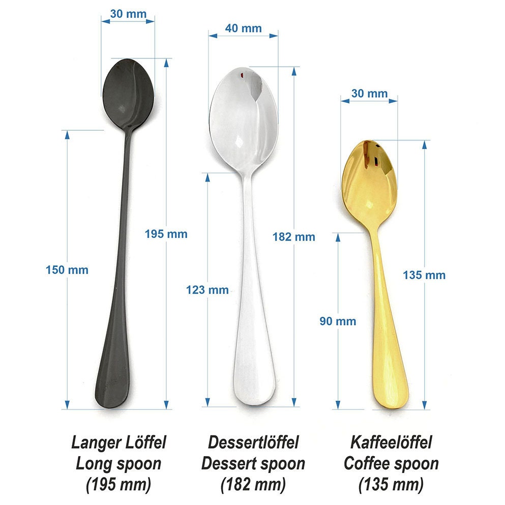 Chocolate milk spoon - Stamped spoon - Engraved with text - Nutella spoon - Latte macchiato spoon - Ice coffee spoon - Personalized gift