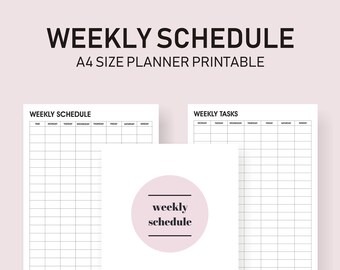 2019 Calendar very aesthetic looking calendar simple layout Etsy
