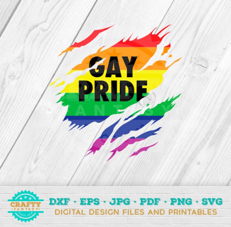 Download Gay Pride SVG LGTBQ Love is Love Pride DXF Gay Pride | Etsy