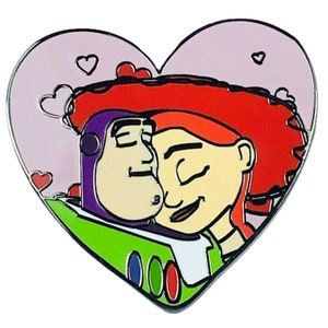 Pin – Buzz Lightyear and Jessie from Toy Story – Disney Fantasy | Space Ranger and Cowgirl Collectible Gift for Toy Story Enthusiasts