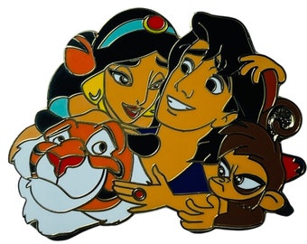 Rare Filet à Baldaquin Battat – Style Aladdin / Bohème – Années 2000 – Iridescent Bleu, Vert & Blanc