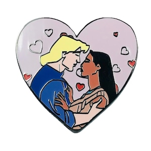 Pin – Pocahontas and John Smith from Pocahontas – Disney Fantasy | Couples Adventure Collectible Gift for Disney Romance Enthusiasts