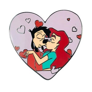 Pin – Goofy and Roxanne from A Goofy Movie – Disney Fantasy | Classic Animated Couple Gift Idea and Collectible Cartoon Character Accessory