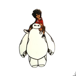 Pin – Hiro Hamada and Baymax from Big Hero 6 – Disney Fantasy | San Fransokyo Robotics Duo Collectible Gift for Tech Enthusiasts and