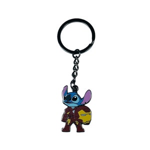 Keychain – Experiment 626 Stitch from Lilo & Stitch – Disney Fantasy | Iron Man Crossover Collectible Gift for Lilo Ohana Fans Hawaii