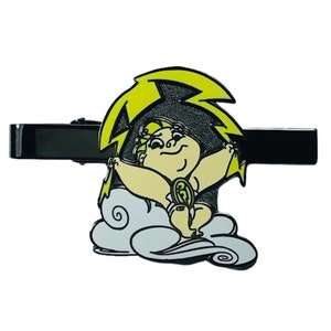 Zeus Lightning Bolts Tie Clip - Tie Bar,  Electrifying Disney Fantasy Tie Clip - Tie Bar, Make a Bold Statement, Limited Edition