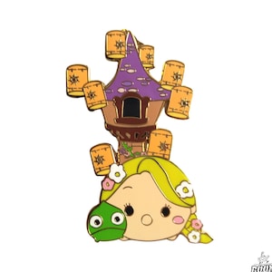 Pin – Rapunzel and Pascal from Tangled – Disney Fantasy | Princess Hair Healing Powers Collectible Gift for Animation Enthusiasts