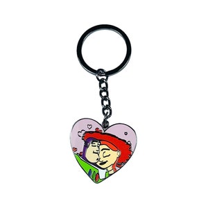 Keychain – Buzz Lightyear and Jessie from Toy Story – Disney Fantasy | Space Ranger and Cowgirl Collectible Accessory for Toy Story