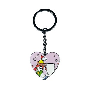 Keychain – Lady Marian and Robin Hood from Robin Hood – Disney Fantasy | Couple Gift Keychain for Romance and Adventure Fans Collector