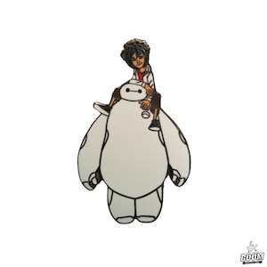 Pin – Hiro Hamada and Baymax from Big Hero 6 – Disney Fantasy | San Fransokyo Robotics Prodigy Collectible Gift for Sci-Fi Animation