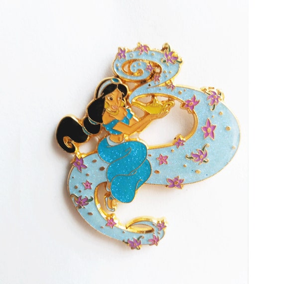 D23 art of jasmine pins ピンバッジ　LE1000 Princess Jasmine Pin, Aladdin | Disney Store