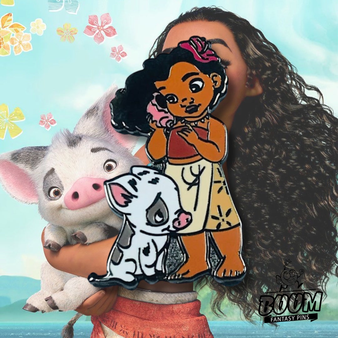 Adorable Moana & Pua Enamel Pin Moana Disney Fantasy Pins - Etsy