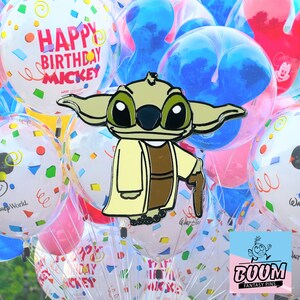 Stitch As Yoda, Lilo & Stitch, Disney Fantasy Pins, Yoda, his mischievous blue fur and big ears, Experiment 626, Limited