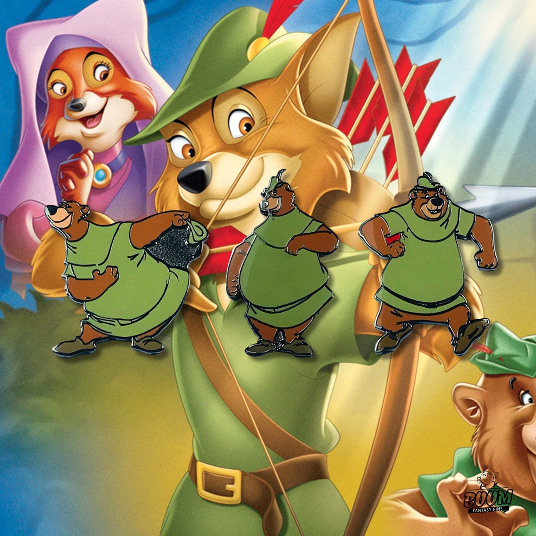 Robin Hood Pin Little John Pin Set Disney Fantasy Pins Etsy