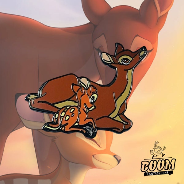 Épinglette Bambi, épinglette Bambi's Mother & Bambi, épingles fantaisie Disney, Célébrez le lien entre la mère et l'enfant, édition limitée