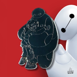 Pin – Baymax from Big Hero 6 – Disney Fantasy | Black Version Healthcare Robot Collectible Hug Gift for Animation Enthusiasts