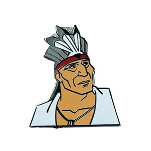 Pocahontas pin, Chief Powhatan from Pocahontas, A Disney Fantasy Pins, A wise and noble tribal leader, stands as a symbol of strength