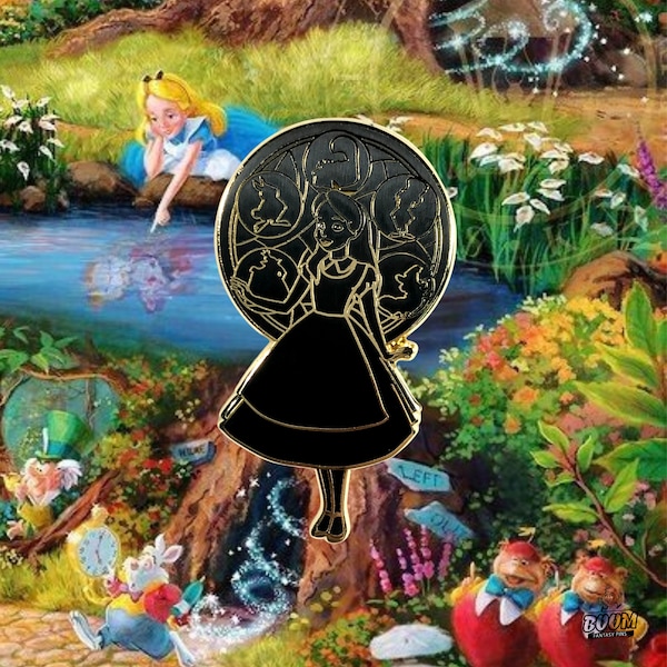 Alice - Test version Black - Wonderland - Princesses of Heart - Pin - Pin Disney Fantasy