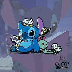 Stitch with ducks, Lilo&Stitch: Adorable Disney Fantasy Pins, Cute and Colorful pin, Perfect Gift for Disney Lovers, Limited Stock