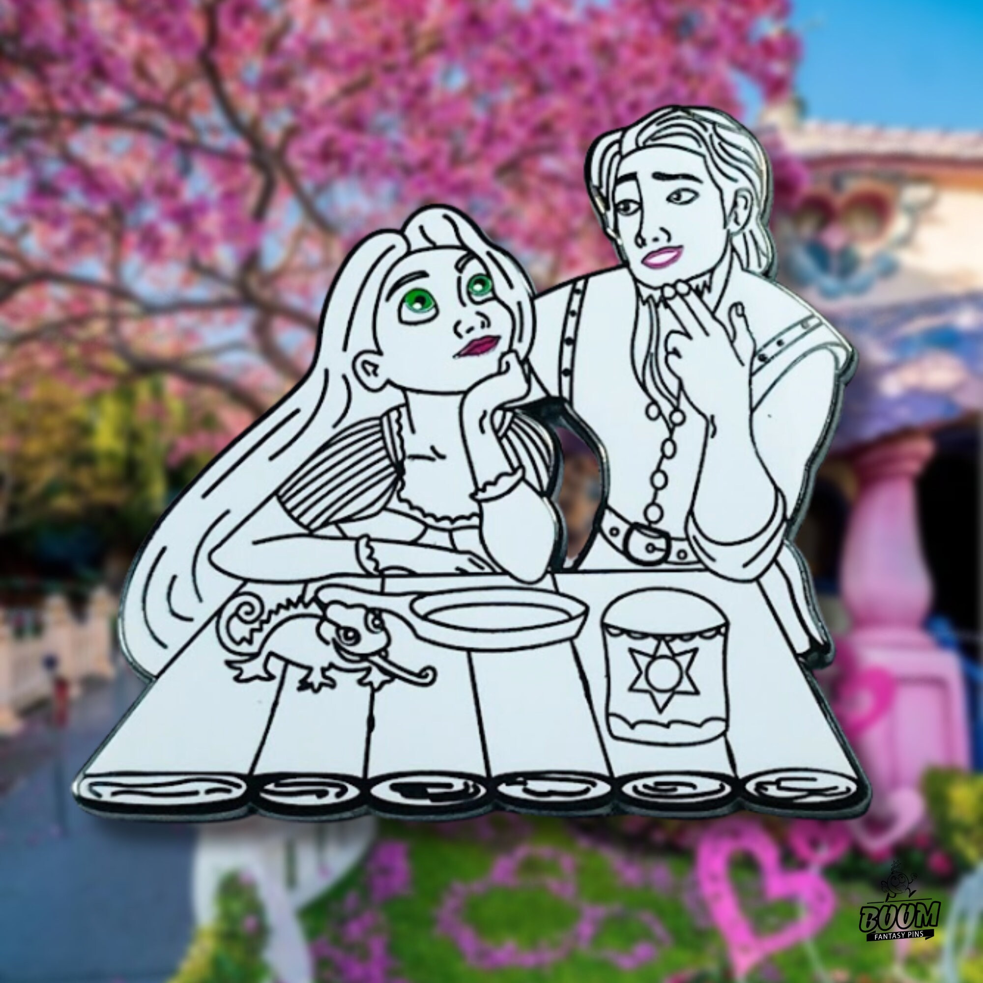 Pin – Rapunzel and Flynn Rider From Tangled – Disney Fantasy - Etsy