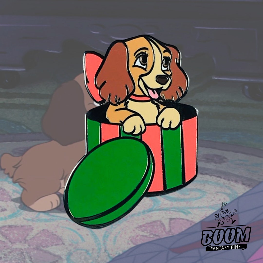 Lady as Baby Pin, Lady and the Tramp, Disney Fantasy Pins, Lady the