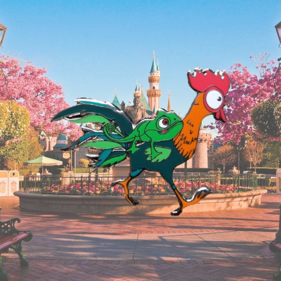 ディズニー　WDI モアナ　ヘイヘイ　ピンバッジ Hei Hei and Pascal From Moana: A Magic Disney Fantasy Pins