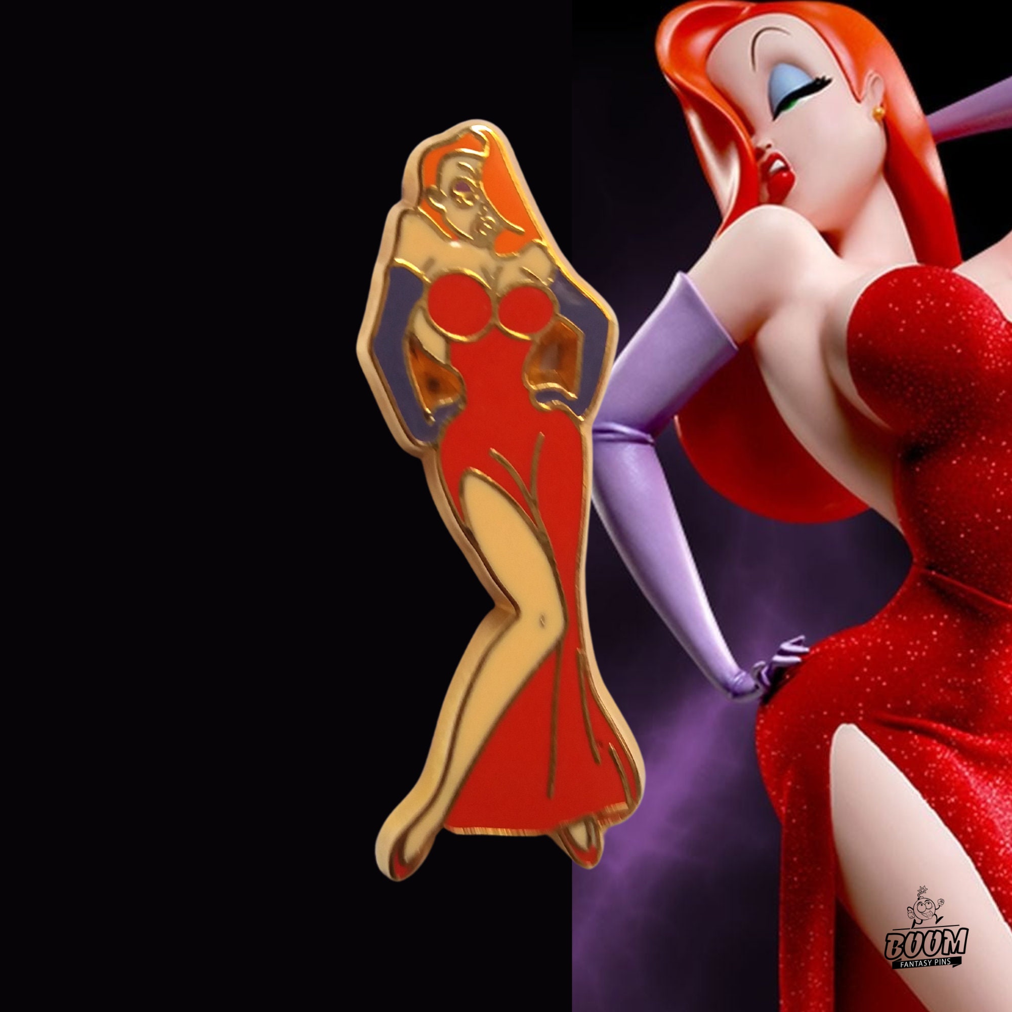 Jessica Rabbit Jumbo Enamel Pin Funko Pop Canada