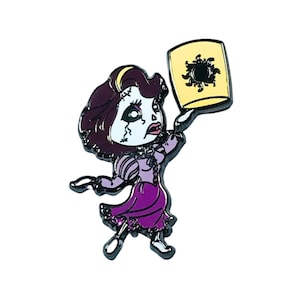 Pin – Rapunzel from Tangled – Disney Fantasy | Zombie Princess Collectible Gift for Horror and Fairy Tale Crossover Enthusiasts