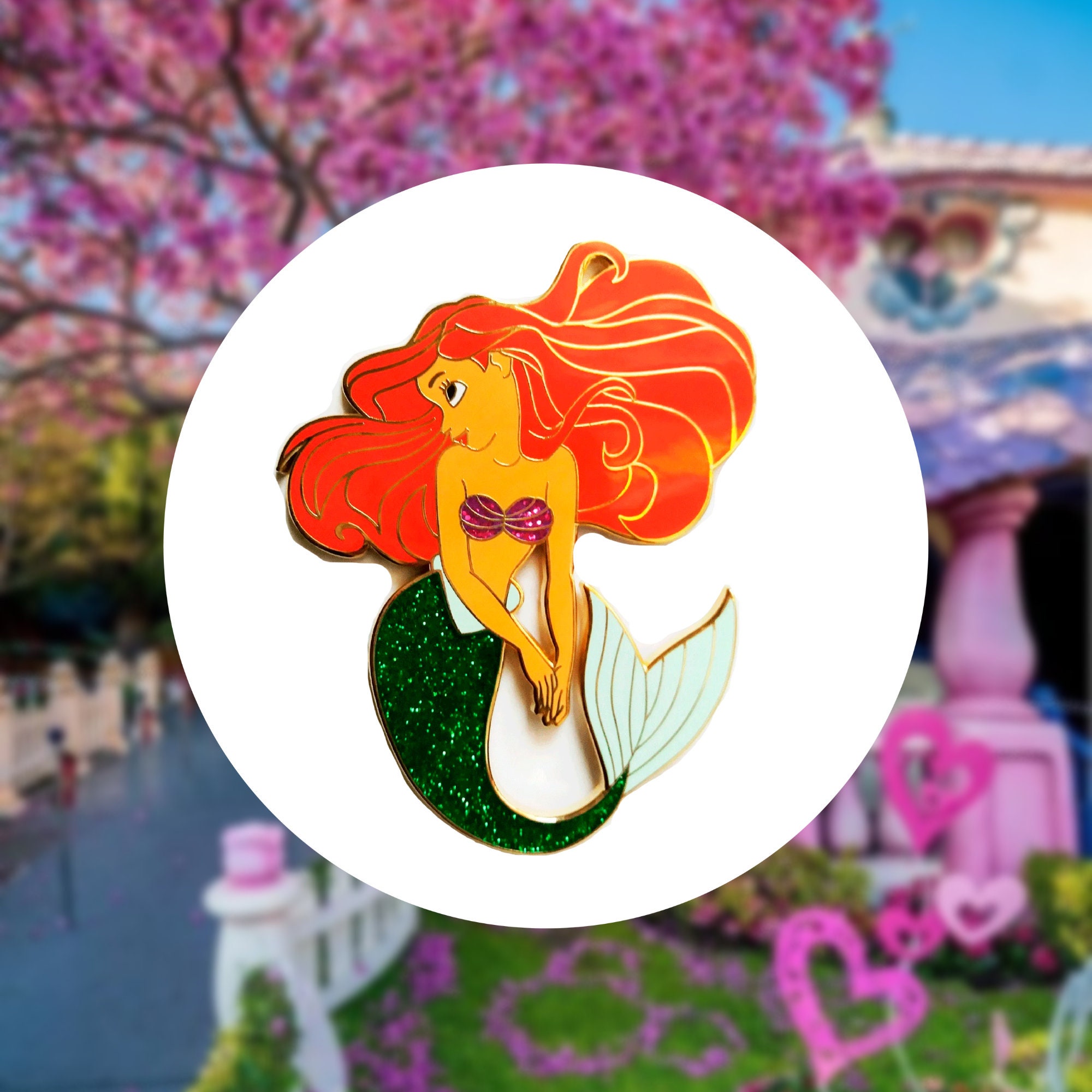 即購入可　ディズニーピン　アリエル　Ariel pin 12個 即購入可 ディズニーピン アリエル Ariel pin 12個