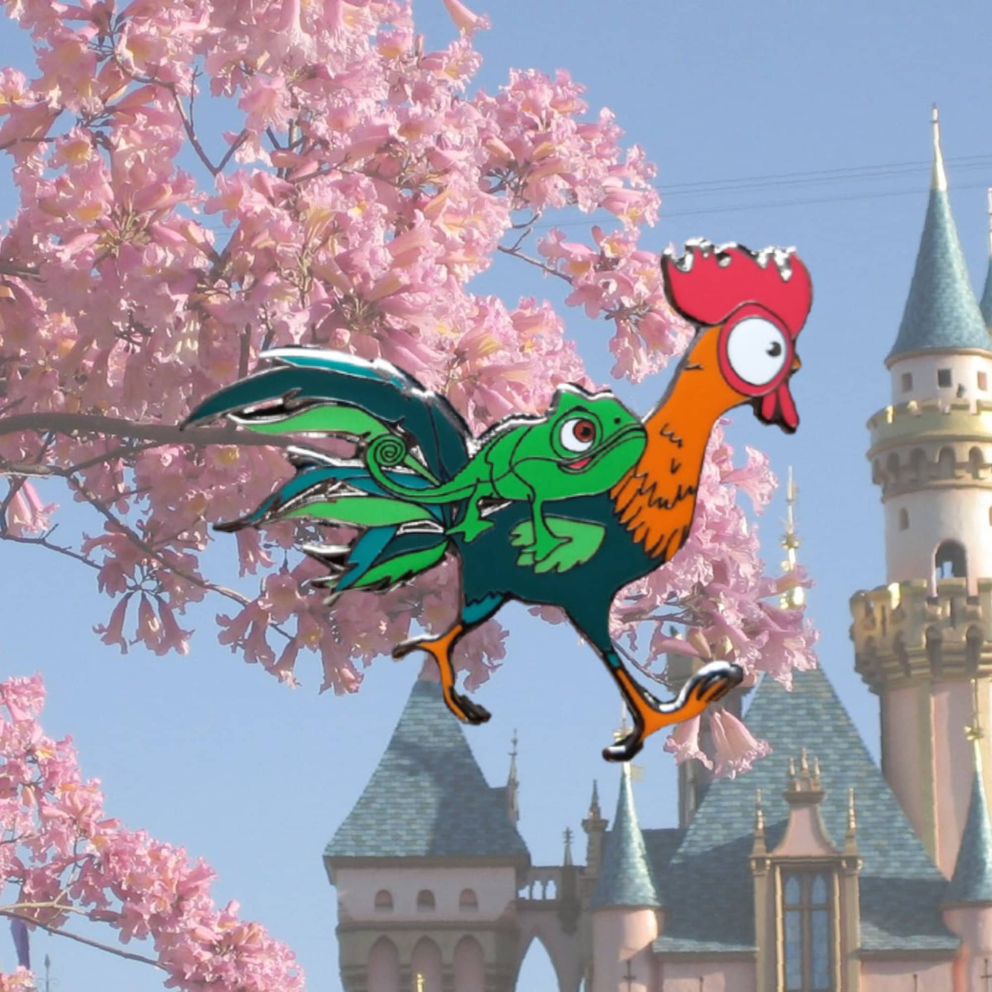 Hei Hei and Pascal From Moana: A Magic Disney Fantasy Pins