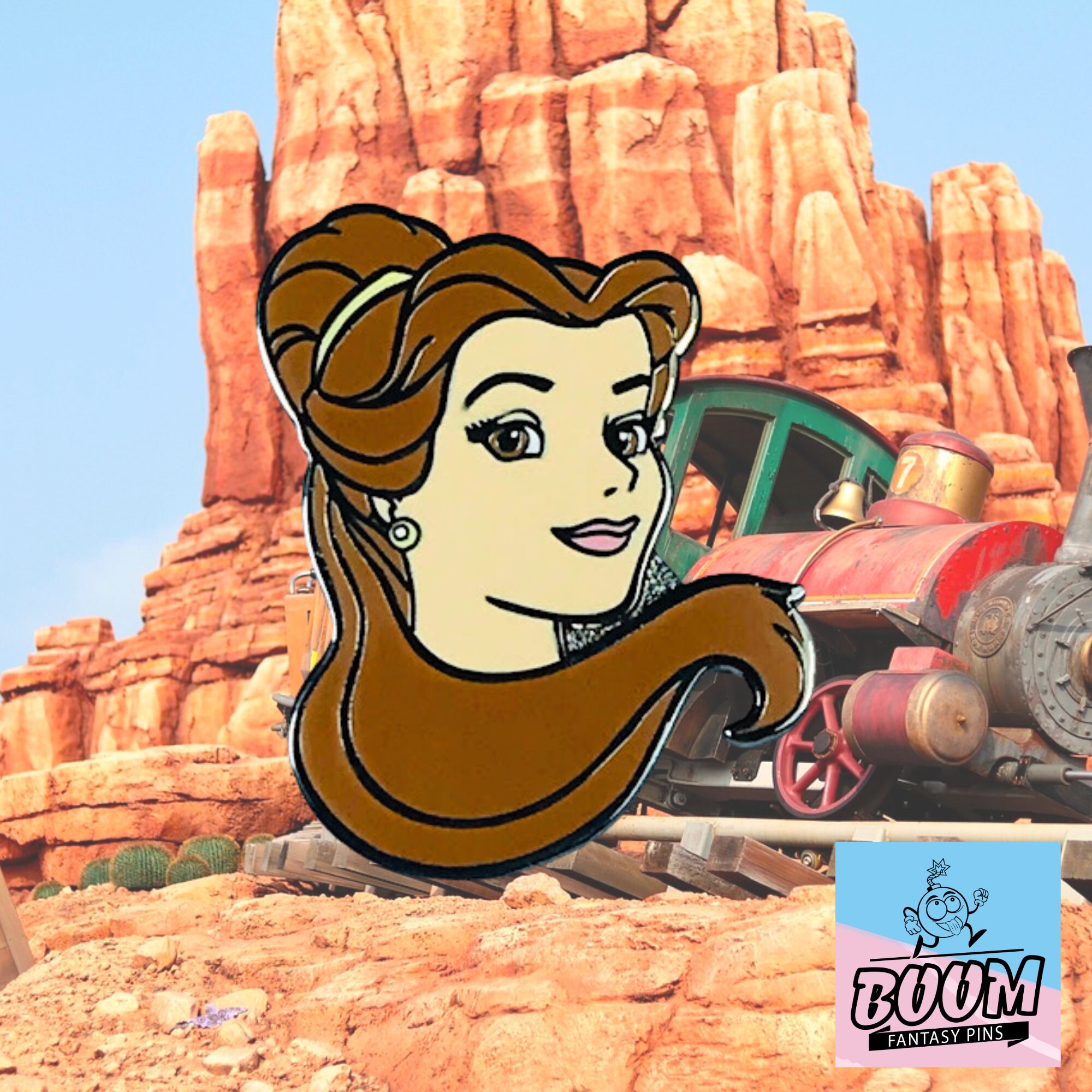 Princess Belle Beauty and the Beast Pin, A Magic Disney