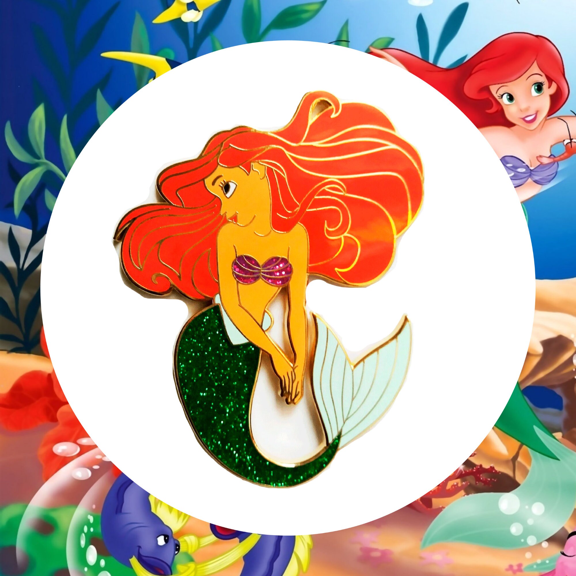 即購入可　ディズニーピン　アリエル　Ariel pin 12個 楽天市場】【取寄せ】 ディズニー Disney US公式商品 リトル