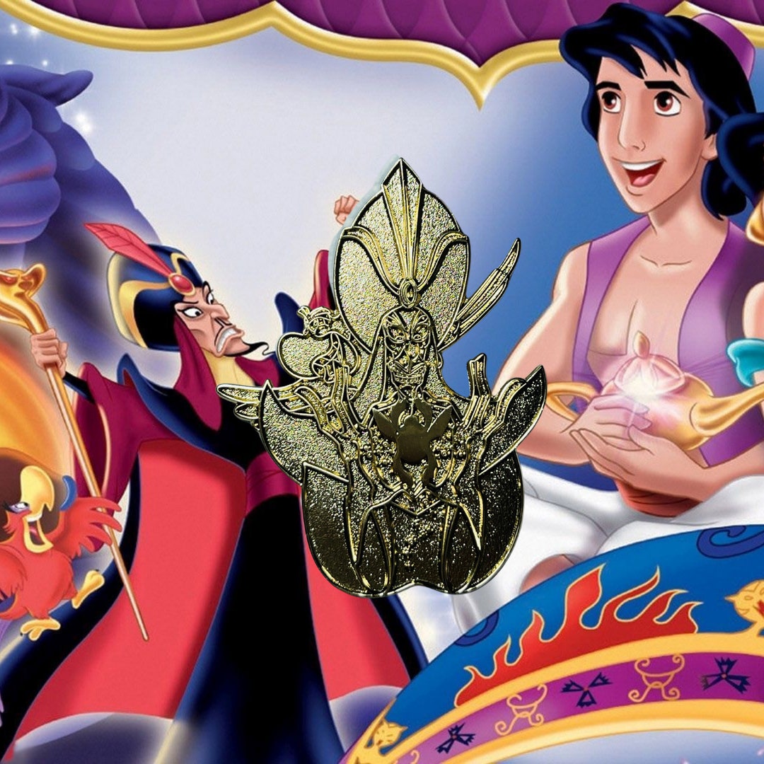 Aladdin Adorable Pin Test Jafar Pin Lago Enamel Pin - Etsy