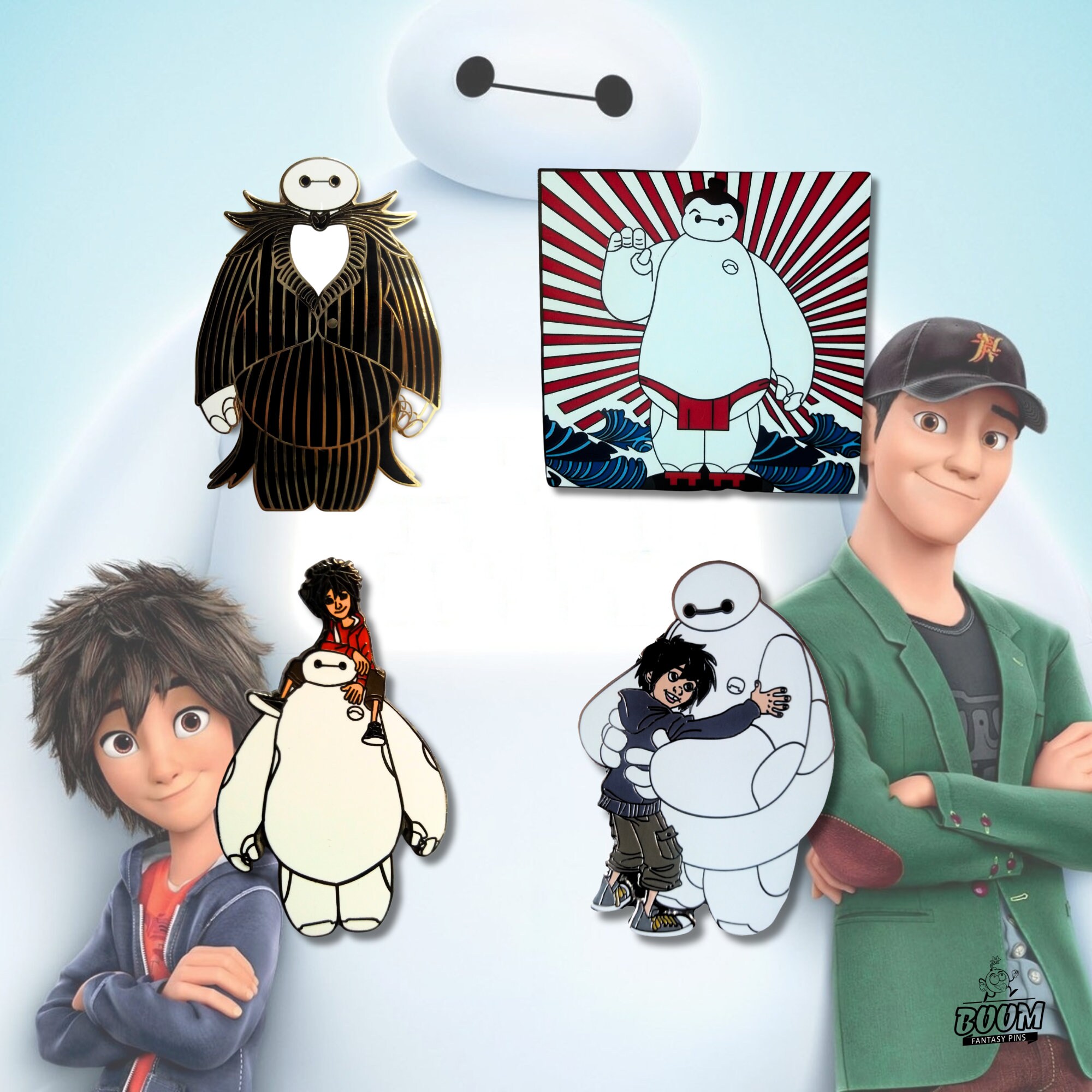 ベイマックス BIG HERO 6 タダシヒロピンバッジ海外