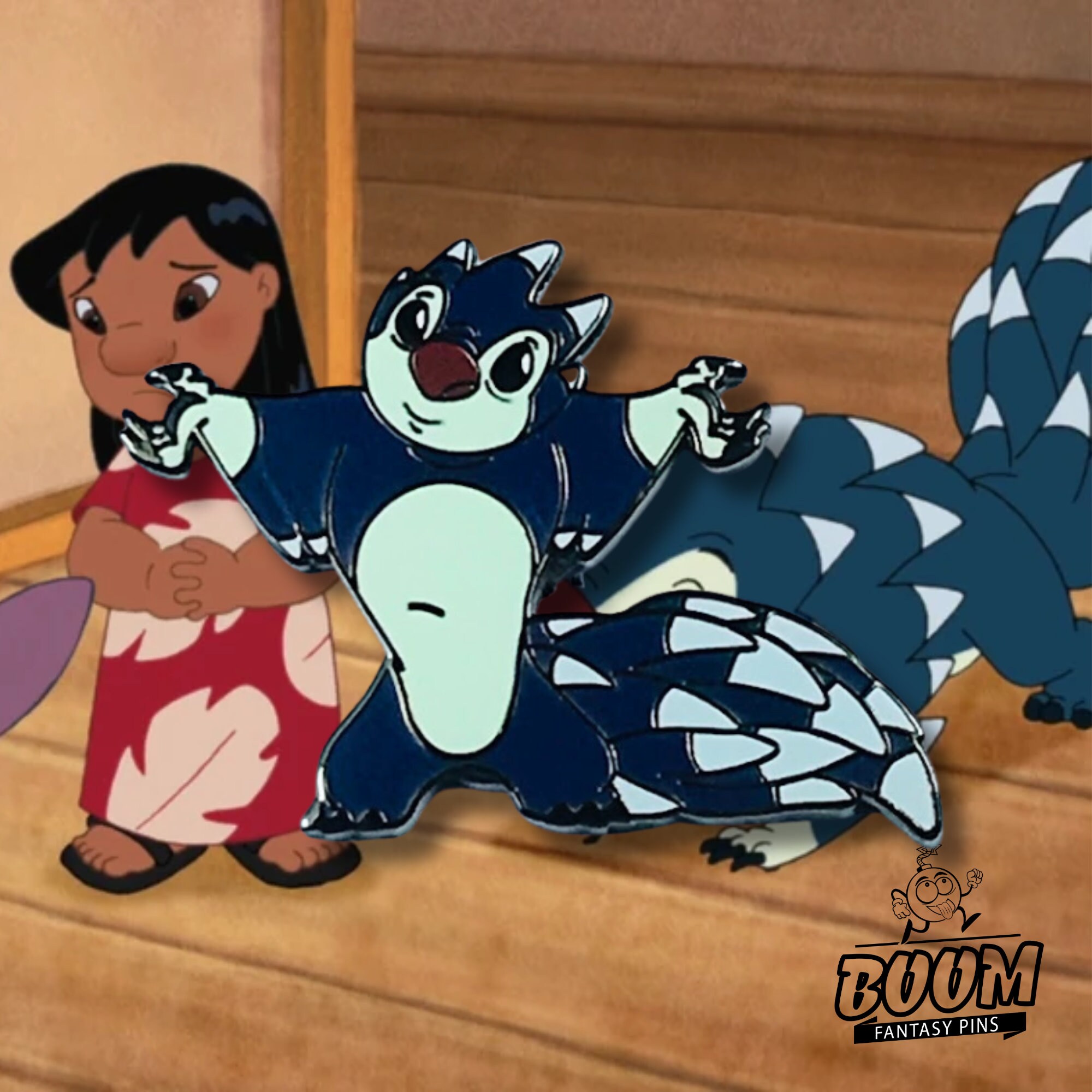 【レア】DisneyAuctions リロ&スティッチ ピン Pin – Spike Experiment 319 from Lilo & Stitch – Disney Fantasy