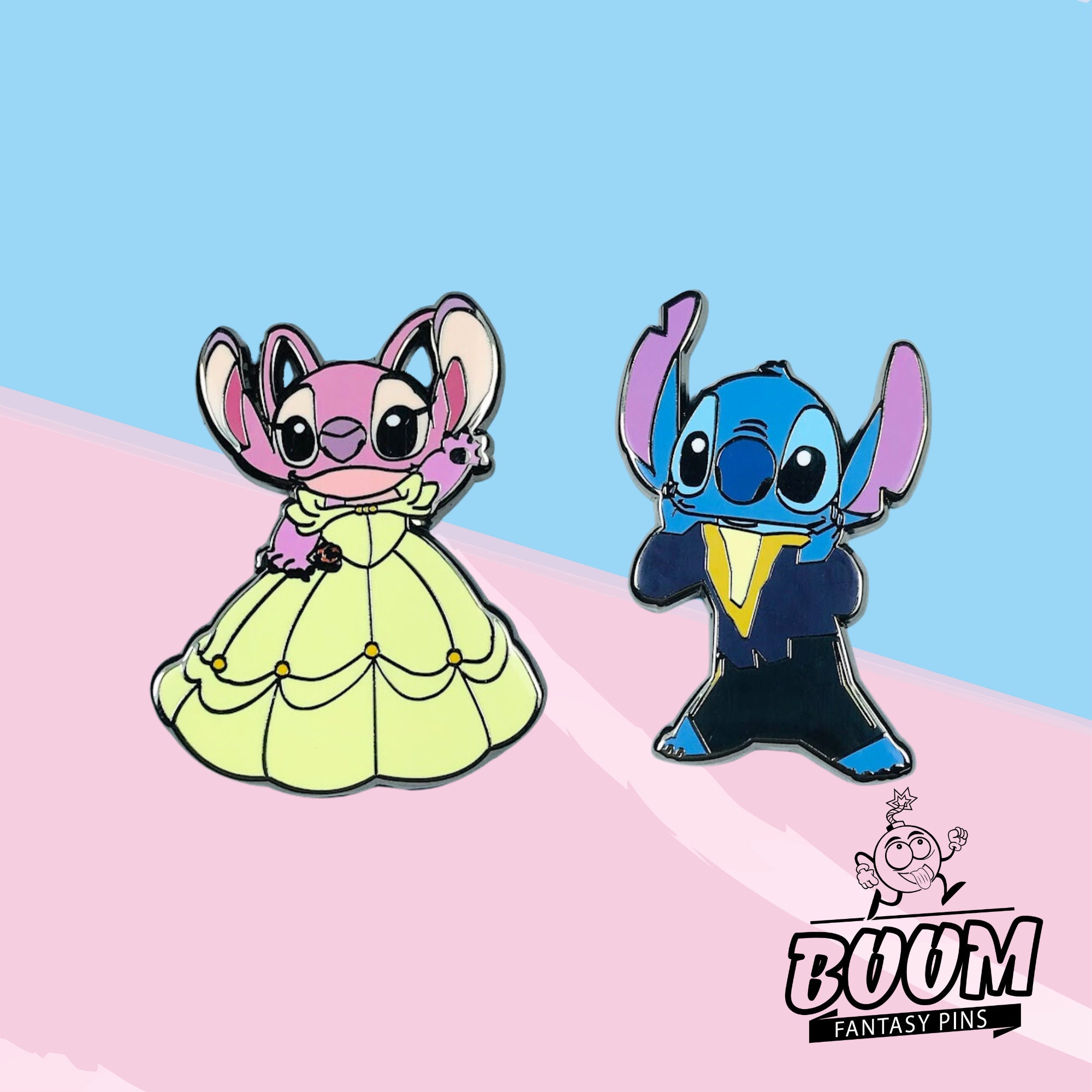 Stitch Rsa Pin – Angel From Lilo & Stitch – Disney Fantasy - Etsy