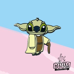 Stitch pins, Stitch As Yoda, Lilo&Stitch: Adorable Disney Fantasy Pins, Stitch pin, Perfect Gift for Disney Lovers, Limited Stock