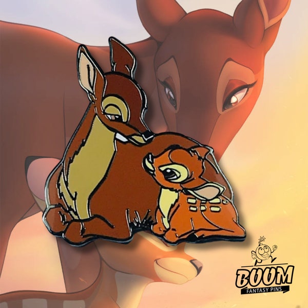 Bambi pins, Bambi's Mom Enamel Pin, Disney fantasy pins, Bambi Pin, Pay Tribute to a Beloved Character, Limited Stock!