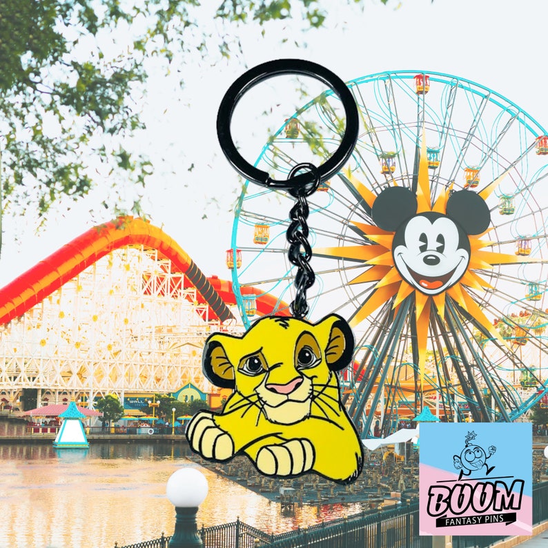 Keychain – Simba From the Lion King – Disney Fantasy - Etsy
