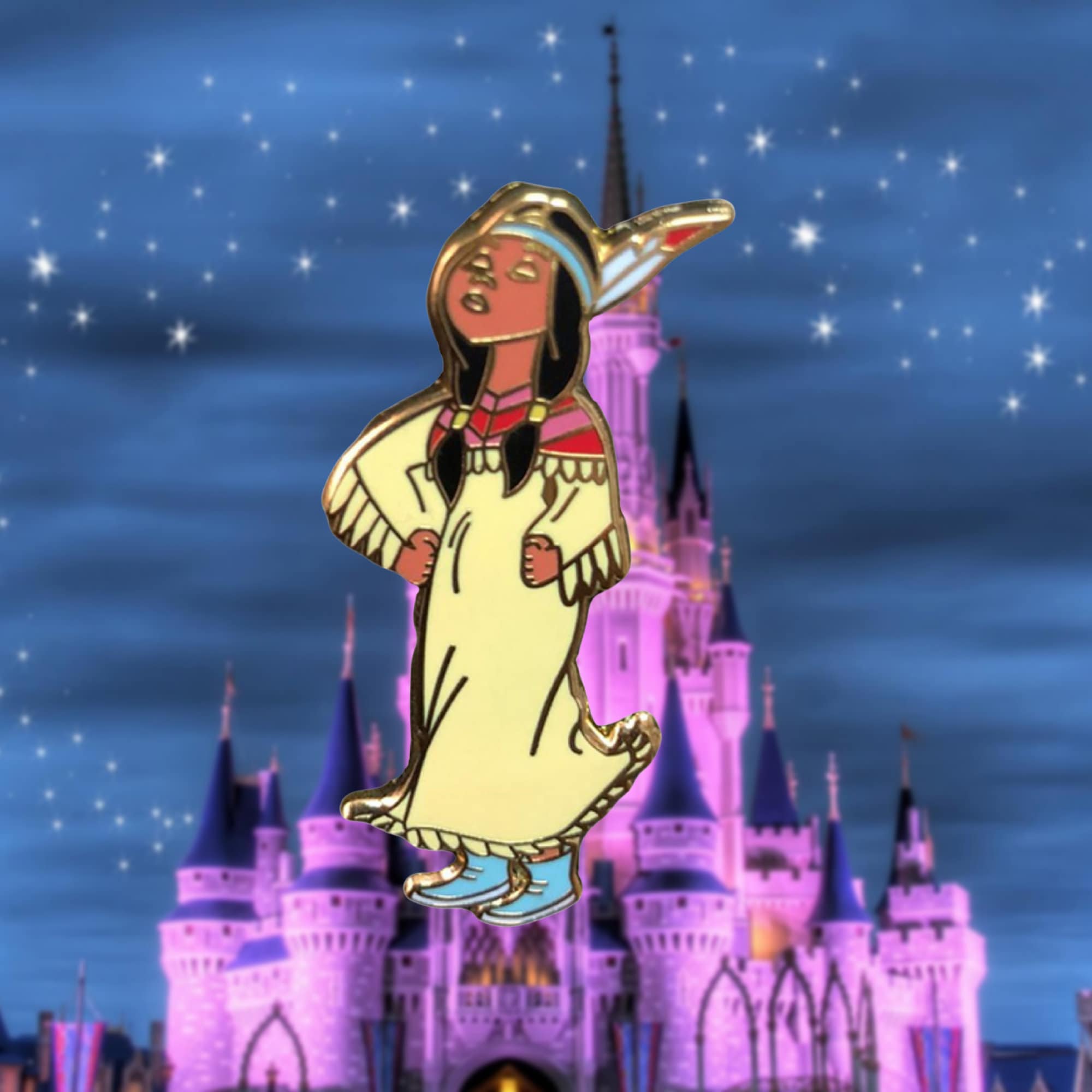 Disney - ⭐️ポカホンタス⭐️タイガーリリー⭐️Fantasy pin⭐️ Pocahontas Tigerlily Peter Pan Limited Edition Disney