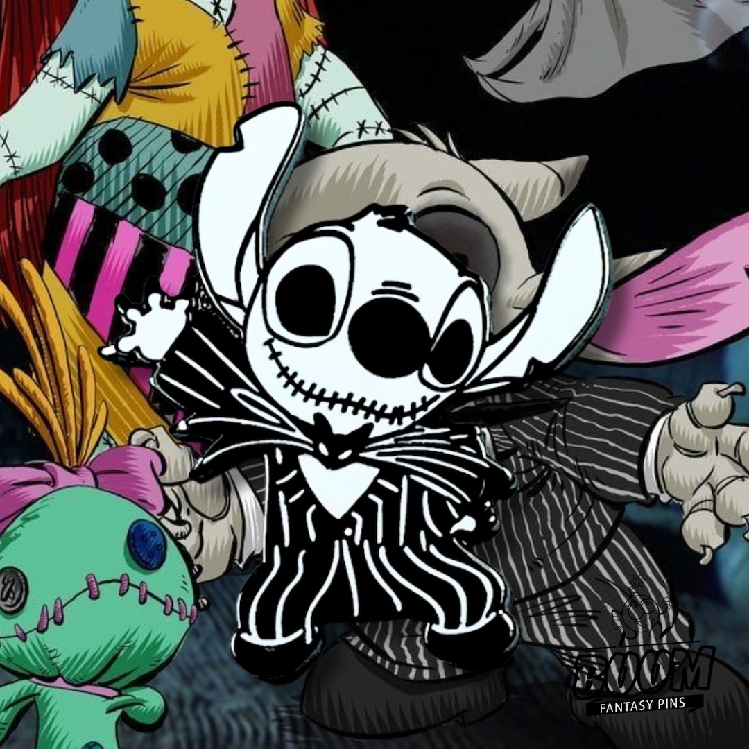 Stitch as Jack Skellington Lilo&stitch Adorable Disney Etsy